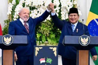 Presiden RI Prabowo Subianto dan Presiden Republik Federasi Luiz Inacio Lula da Silva, dalam pernyataan pers bersama di Istana Merdeka, Jakarta, Kamis, (23/10/2025) | Sumber Foto: Biro Pers Setpres