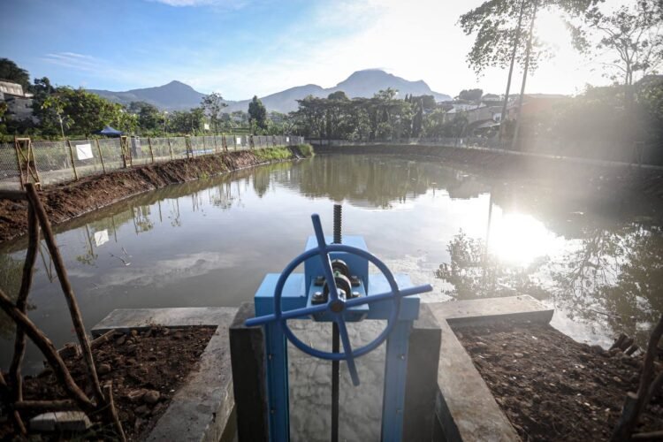 dok. Pembangunan kolam retensi dan pengoperasian rumah pompa | Foto: Pemkot Bandung