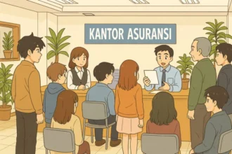 Ilustrasi Kantor Asuransi (Cre-AI/BI)