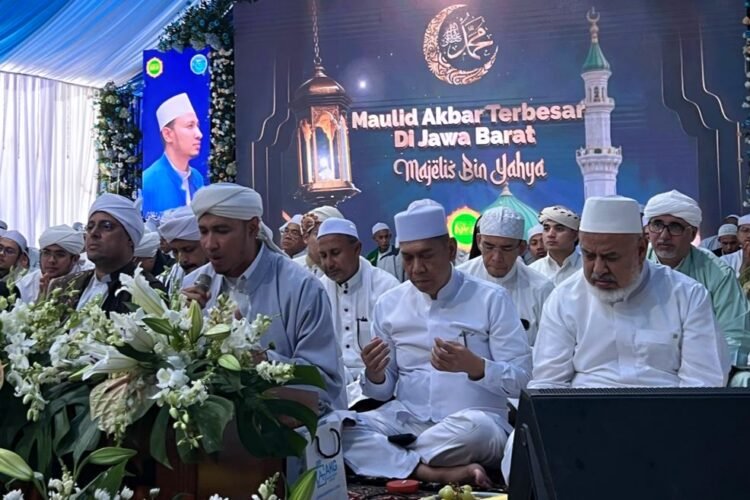 Peringatan Maulid Nabi Muhammad SAW yang digelar Majelis Usman Bin Yahya di Cisarua, Bogor, Jawa Barat | Foto: Pr/Istimewa