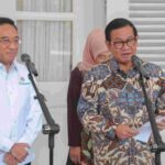 Gubernur DKI Jakarta Pramono Anung, usai menerima audiensi Wamenkes RI Benjamin Paulus Octavianus, di Balai Kota Jakarta, Kamis (13/11/2025) | Sumber Foto: Kominfotik DKI