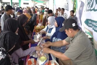 Pasar Murah di Gedung Pandan Sari, Kandangan, Kecamatan Benowo, Kota Surabaya, Jawa Timur, Minggu (16/11/2025) | Foto: Ist/BI