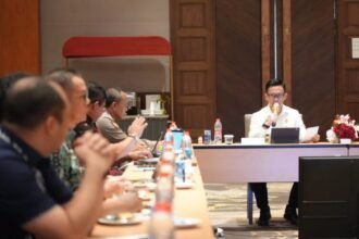 Rapat Koordinasi dan Evaluasi "Penanganan serta Pembinaan Organisasi Masyarakat" di Bekasi, Jawa Barat, Jumat (21/11/2025) | Sumber Foto: Hum/Polkam