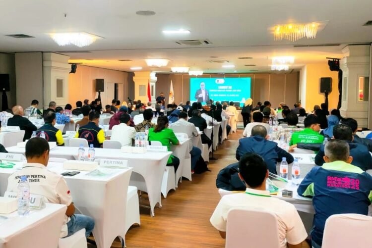 Musyawarah Olahraga Kota (Musorkot) KONI Surabaya 2025 Convention Hall Siola, Surabaya, Sabtu (22/11/2025) | Foto: Ist/Dimas AP