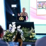 Kadiv Humas Polri Irjen Pol Sandi Nugroho, saat menjadi narasumber dalam Apel Kasatwil 2025, di Mako Satuan Latihan Korbrimob, Cikeas, Bogor, Jawa Barat, Selasa (25/11/2025) | Sumber Foto: Divhum Polri