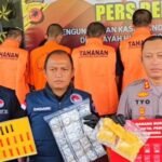 dok. Konferensi pers ungkap kasus narkotika di Lobby Mapolres Sumedang Polda Jawa Barat, Jumat (21/11/2025) | Sumber Foto: Hum/Res