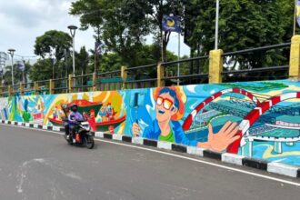 Mural di Jalan Gubeng Pojok Surabaya usai diperbaiki pasca menjadi korban vandalisme orang tak dikenal (OTK) | Foto: Pemkot Surabaya.