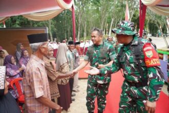 Acara penutupan TMMD Reguler ke-126 di wilayah Kodim 0404/Muara Enim, Sumatra Selatan, Kamis (6/11/2025) | Sumber Foto: Dispenad