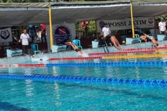 dok. Finswimming Championship 1 di Kolam Renang Tirtoyoso, Kediri, Jawa Timur | Foto: dok. POSSI Jatim