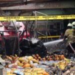 Penanganan pascakebakaran Pasar Induk Kramat Jati, Jakarta Timur, Senin (15/12/2025) | Sumber Foto: Kominfotik DKI