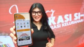 Peluncuran Aplikasi Si-Boyo di kawasan Jalan Tunjungan Surabaya, Minggu (21/12/2025). (Foto: Kominfo Surabaya)