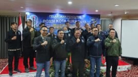 Acara pelantikan POSSI Kota Surabaya masa bakti 2025-2029 di Surabaya, Jawa Timur, Selasa (23/12/2025). (Ist/Dimas AP)