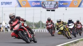 Ilustrasi: Gelaran ajang balap "LFN HP969 Road Race Championship 2024" di sirkuit Gelora Bung Tomo (GBT) Surabaya, Senin (24/6/2024). (dok. Pemkot Surabaya)