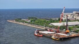 dok. Proses pembangunan NCICD, sebagai upaya penanganan banjir rob di pesisir Jakarta pada November 2024 (Foto: SDA DKI Jakarta)