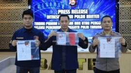 Total kerugian yang dialami korban mencapai sekitar Rp1 miliar (Foto: Hum/Polda Banten)