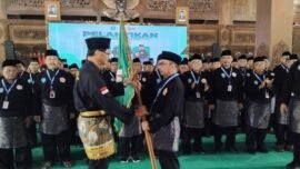 Pelantikan pengurus IPSI Ponorogo periode 2025-2029 di Pendopo Kabupaten Ponorogo, Sabtu (17/1/2026) (Ist/Dimas AP)