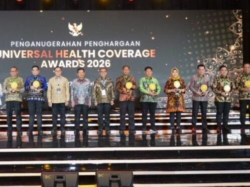 Penganugerahan Penghargaan Universal Health Coverage (UHC) Awards Tahun 2026 di Jakarta, Selasa (27/1/2026) (Foto: Ist/Ariandi K)