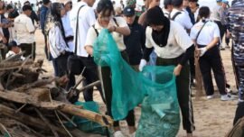 dok. Aksi Bersih Sampah Laut di Kabupaten Badung, Provinsi Bali, Jumat (6/2/2026). (Sumber Foto: Hum KLH/BPLH)