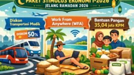 Ilustrasi: Paket Stimulus Ekonomi I-2026 menjelang Ramadan dan IdulFitri 2026 (Cre-Ai/BI)
