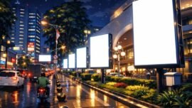 Ilustrasi: Penataan reklame di ruang publik Kota Surabaya (Foto: Cre-AI/BI)