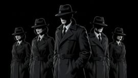 Ilustrasi agent intelijen (Foto: Cre-Ai)