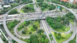 Simpang Susun Taman Semanggi di Jakarta Pusat (Foto: Kominfotik DKI)