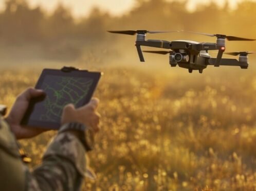 Ilustrasi Drone Militer (Sc: Pixabay)