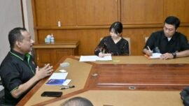 Pertemuan antara Konsul Jenderal Jepang di Surabaya, Kaori Morohira, dengan Ketua Umum KONI Jawa Timur Muhammad Nabil di Kantor KONI Jatim, Kamis (5/3/2026). (Foto: Hum KONI Jatim)