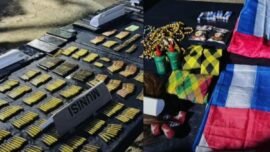 Sejumlah barang bukti yang berhasil diamankan oleh aparat gabungan TNI-Polri (Foto: Ist)