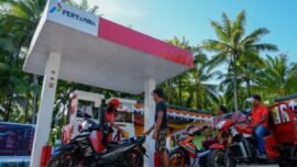 Ilustrasi: Pengisian BBM di SPBU Kompak di Kabupaten Kepulauan Talaud, Provinsi Sulawesi Utara. (Foto: dok. ESDM)