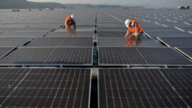 Ilustrasi: Pembangkit Listrik Tenaga Surya (PLTS) Terapung Cirata di Kabupaten Purwakarta, Jawa Barat. (Foto: ESDM)