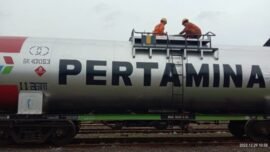 dok. Kereta Api Logistik mengangkut Bahan Bakar Minyak (BBM) (Foto: KAI Logistik)