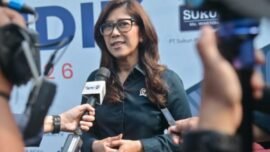 Menkomdigi Meutya Hafid saat memberikan keterangan kepada awak media di Jakarta Pusat, Rabu (11/3/2026). (Foto: Hum/Komdigi)