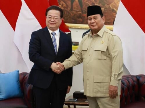 Presiden Prabowo Subianto saat menerima Minister of State Security (MSS) Republik Rakyat Tiongkok (RRT), Chen Yi Xin, di Istana Negara, Jakarta, Jumat (27/3/2026). (Foto: BPMI Setpres)