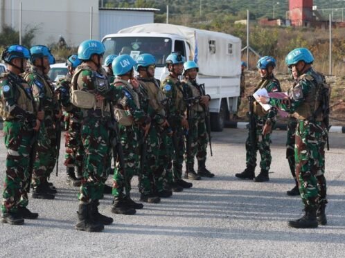 Prajurit TNI yang tergabung dalam Satgas Kontingen Garuda (Konga) United Nations Interim Force in Lebanon (UNIFIL). (Foto: dok. Puspen TNI)