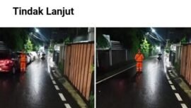 Seorang warga Jakarta yang mengaku dapat laporan palsu usai kirim foto dugaan parkir liar di daerahnya lewat aplikasi JAKI (Sumber: threads.com/@seinsh)