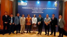 Pembukaan acara Pendidikan Kurator dan Pengurus Angkatan XXXIII di Surabaya, Senin (20/4/2026). (Foto: Dimas AP/BI)