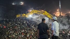 Tempat Pengolahan Sampah Terpadu (TPST) Bantargebang, Kota Bekasi, Jawa Barat (Foto: dok. KLH/BPLH)