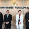 Ketua DPR RI, Puan Maharani, saat memberikan keterangan pers usai Rapat Paripurna di Nusantara I, Senayan, Jakarta, Selasa (21/4/2026). (Sumber Foto: DPR RI)