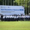 Upacara peringatan Hari Pendidikan Nasional (Hardiknas) Tahun 2026 di Banyuwangi, Jawa Timur, Sabtu (2/5/2026). (Foto: Hum/Dikdasmen)