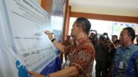 Peluncuran SPMB 2026/2027 di SMA Negeri 1 Kemalang, Kabupaten Klaten, Jawa Tengah, Rabu (20/5/2026). (Foto: Jateng Prov)