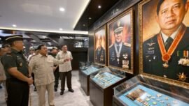 Presiden Prabowo Subianto, saat meresmikan Museum Seskoad di Kota Bandung, Jawa Barat, Senin (25/5/2026). (Sumber Foto: Biro Pers Setpres)