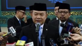 Kepala Kantor Staf Kepresidenan (KSP) Jenderal TNI (Purn.) Dudung Abdurachman, usai acara pelantikan di Istana Negara, Jakarta, Senin (27/4/2026) (Foto: Sc/Yt/BPMI)