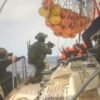Tangkapan layar video saat diduga Militer Israel mencegat armada kemanusiaan Global Sumud Flotilla di Perairan Internasional, Senin (18/5/2026) (Sumber: IG/@globalpeaceconvoy)