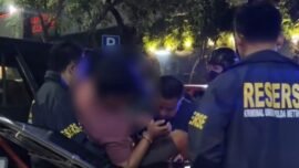 Salah satu tersangka saat diamankan Tim Pemburu Begal Polda Metro Jaya (Sc: Jatanras PMJ)