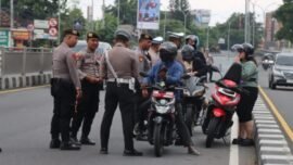 dok. Satlantas Polresta Sleman menggelar kegiatan Operasi Patuh Progo Tahun 2025 (Foto: Hum/Res)