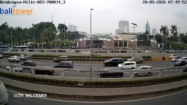 Tangkapan layar CCTV Bendungan Hilir, Tanah Abang, Jakarta Pusat (Source: Smart City Jakarta)