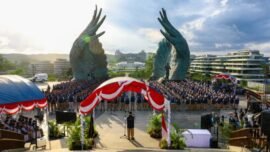 Acara Pelantikan dan Pengambilan Sumpah PNS di Taman Kusuma Bangsa, Kawasan Inti Pusat Pemerintahan (KIPP) IKN, Senin (08/06/2026). (Foto: Hum/OIKN)