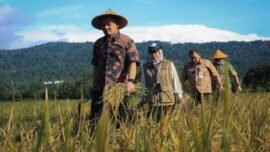 dok. Panen raya padi di lahan sawah Desa Jambu, Kecamatan Jambu, Kabupaten Semarang, Jawa Tengah, Jumat (20/2/2026). (Foto: Hum/Jateng)