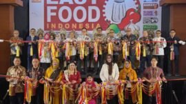 Pembukaan EastFood Indonesia Expo (IIFEX) 2026 di Grand City Convention Hall Surabaya, Kamis (18/6/2026). (Foto: Dimas AP/BI)